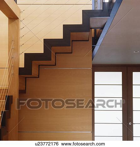 Open staircase in architectural hall View Large Photo Image Stock Photograph - Open staircase in architectural hall. Fotosearch