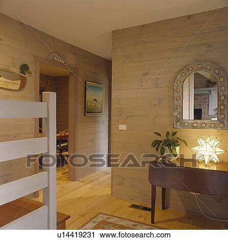Panelled walls in modern hall View Large Photo Image Stock Image - Panelled walls in modern hall. Fotosearch