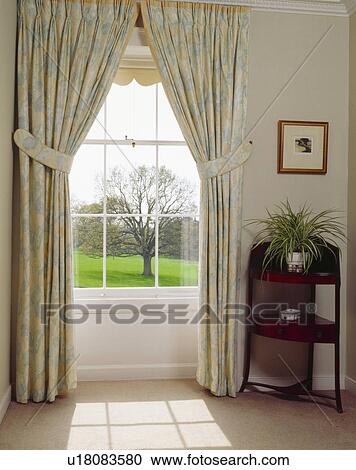 curtains at