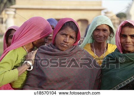 Portrait of Rajastani women in colourful saris View Large Photo Image Picture - Portrait of Rajastani women in colourful saris. Fotosearch