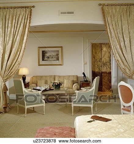 Sofa and armchairs in hotel bedroom View Large Photo Image Stock Photo - Sofa and armchairs in hotel bedroom. Fotosearch