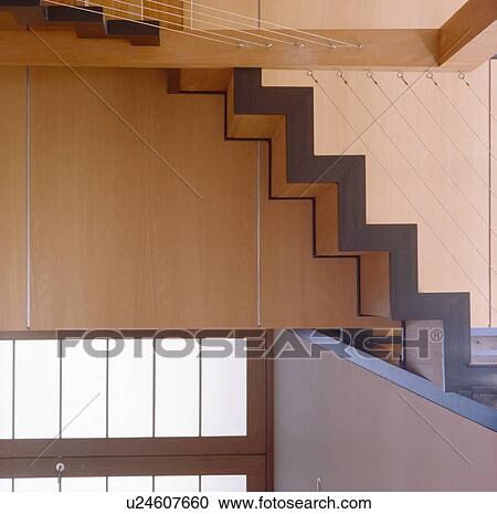 Staircase in modern architectural hall View Large Photo Image Stock Image - Staircase in modern architectural hall. Fotosearch