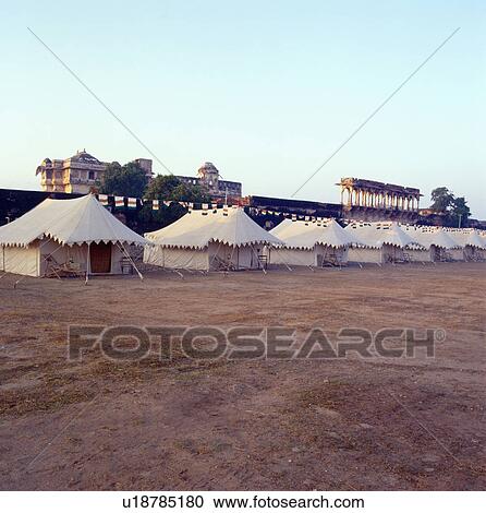 Traditional Rajastani tents at Nagaur Fort in Rajastan View Large Photo Image Stock Image - Traditional Rajastani tents at Nagaur Fort in Rajastan. Fotosearch