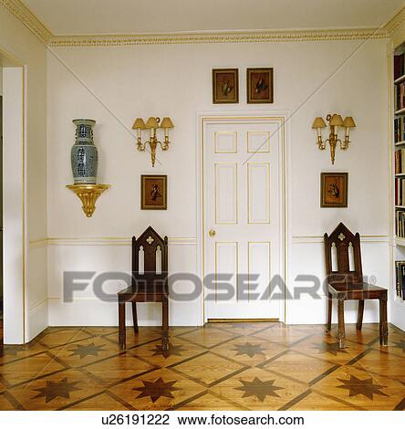 Stock Image - Traditional white hall. Fotosearch