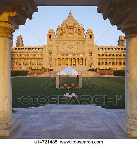 View from terrace of small traditional Rajastani tent on lawn in front of the Palace of Jodhpur View Large Photo Image Stock Photography - View from terrace of small traditional Rajastani tent on lawn in front of the Palace of Jodhpur. Fotosearch