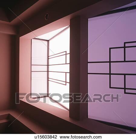 Stock Image - View of architectural ceiling. Fotosearch