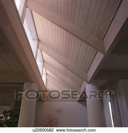 View of ceiling in modern hall View Large Photo Image Stock Image - View of ceiling in modern hall. Fotosearch