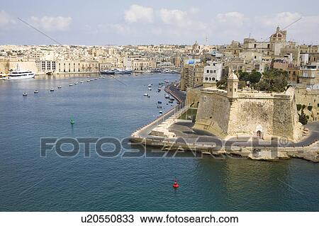 View of harbour, Valletta, Malta View Large Photo Image Stock Image - View of harbour, Valletta, Malta. Fotosearch