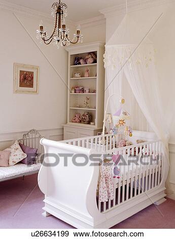 cot in bedroom