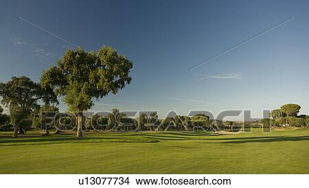 Picture - Arcos de la frontera Golf course Southern Spain. Fotosearch