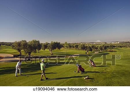 Stock Photograph - Arcos de la frontera Golf course Southern Spain. Fotosearch