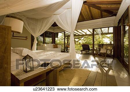 Stock Image - Beach house in Brazil.. Fotosearch
