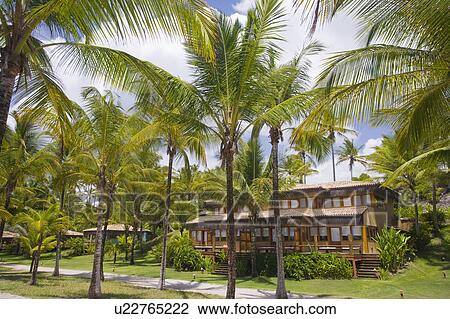Stock Image - Brazil Beach house in Brazil.. Fotosearch