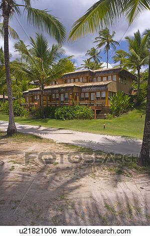 Stock Photograph - Brazil Beach house in Brazil.. Fotosearch