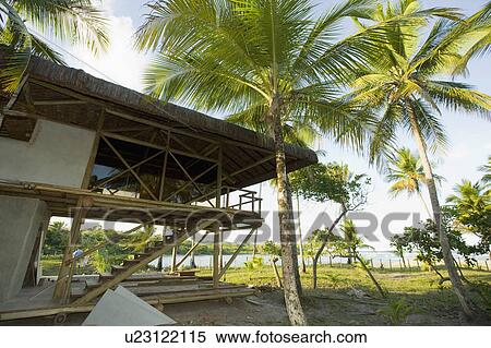 Brazil. Beach house. View Large Photo Image Stock Photography - Brazil. Beach house.. Fotosearch