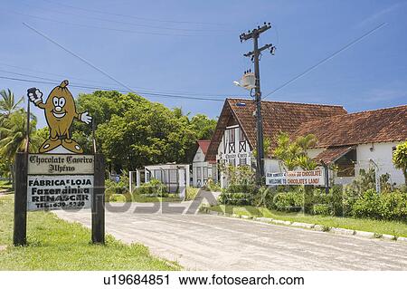 Brazil. Chocolate themed building. View Large Photo Image Stock Image - Brazil. Chocolate themed building.. Fotosearch