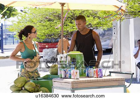 Brazil. Outdoor vendor. View Large Photo Image Stock Image - Brazil. Outdoor vendor.. Fotosearch