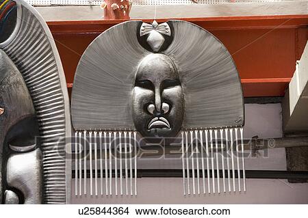 Picture - Brazil Souvenirs on sale for tourists in Brazil.. Fotosearch