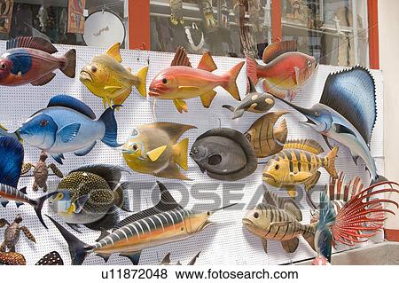 Stock Photo - Brazil Souvenirs on sale for tourists in Brazil.. Fotosearch