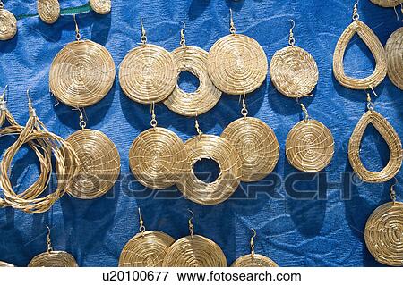 Stock Photo - Brazil Souvenirs on sale for tourists in Brazil.. Fotosearch