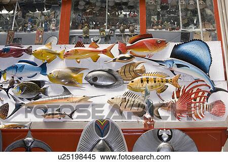 Stock Photography - Brazil Souvenirs on sale for tourists in Brazil.. Fotosearch