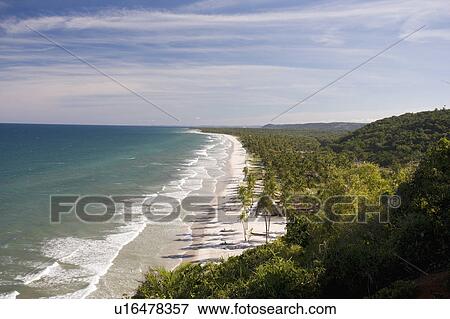 Stock Photo - Brazil View of beach in Brazil.. Fotosearch