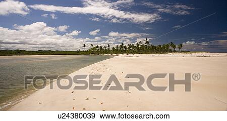 Stock Photo - Brazil View of beach in Brazil.. Fotosearch