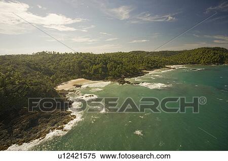 Brazil View of beach in Brazil. View Large Photo Image Stock Photography - Brazil View of beach in Brazil.. Fotosearch