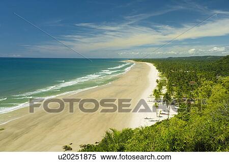 Brazil View of beach in Brazil. View Large Photo Image Stock Photography - Brazil View of beach in Brazil.. Fotosearch