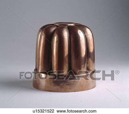 Close-up of antique copper jelly mould View Large Photo Image Stock Image - Close-up of antique copper jelly mould. Fotosearch