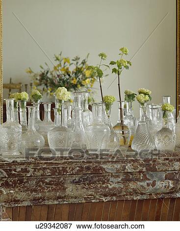 Close-up of antique cut-glass carafes View Large Photo Image Stock Photo - Close-up of antique cut-glass carafes. Fotosearch