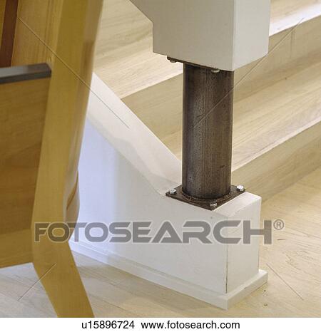 Picture - Close-up of modern staircase. Fotosearch