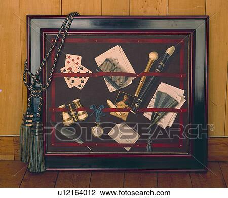 Stock Image - Close-up of old notice board. Fotosearch
