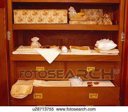 Stock Photography - Close-up of storage drawers . Fotosearch