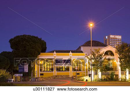 Entrance of club on Southern Spanish coast. View Large Photo Image Stock Photo - Entrance of club on Southern Spanish coast.. Fotosearch