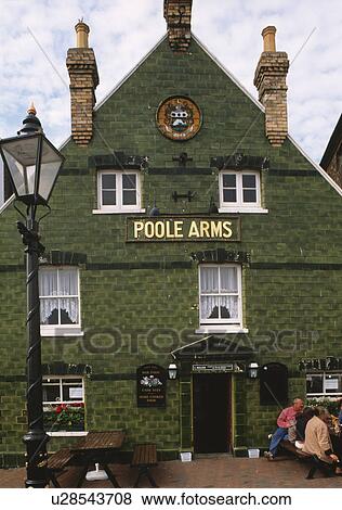 Stock Photo - Exterior of the The Poole Arms public house in Poole in Dorset. Fotosearch