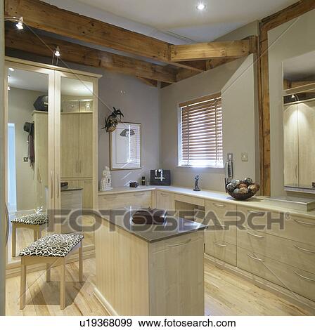 Island unit in modern kitchen View Large Photo Image Stock Photo - Island unit in modern kitchen. Fotosearch