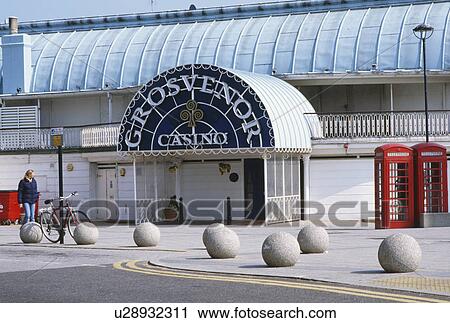 Large stone balls and red telephone box outside Grosvenor Casino at Ramsgate in Kent View Large Photo Image Stock Image - Large stone balls and red telephone box outside Grosvenor Casino at Ramsgate in Kent. Fotosearch