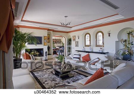 Mclundie Livingroom in apartment overlooking golf course. View Large Photo Image Stock Image - Mclundie Livingroom in apartment overlooking golf course.. Fotosearch