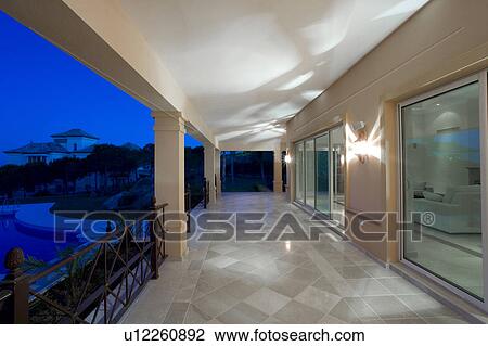 Stock Image - Mclundie Villas on urbanization in Southern Spain.. Fotosearch