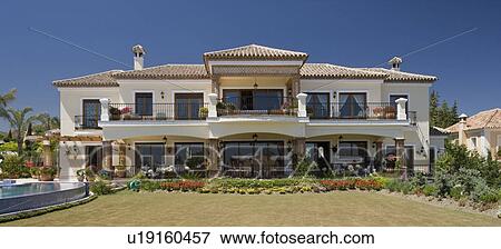 Stock Photo - Mclundie Villas on urbanization in Southern Spain.. Fotosearch