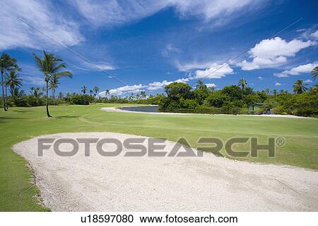 Stock Image - Playing Golf in Brazil. Fotosearch