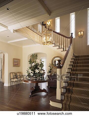 Traditional cream hall View Large Photo Image Stock Image - Traditional cream hall. Fotosearch