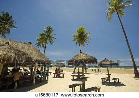 Stock Photo - View of beach in Brazil.. Fotosearch