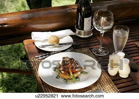 Al fresco dining at the Tinga Legends Game Lodge View Large Photo Image Stock Image - Al fresco dining at the Tinga Legends Game Lodge. Fotosearch