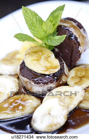 Banana Ice Cream Sandwiches with Coffee Caramalized Bananas View Large Photo Image Picture - Banana Ice Cream Sandwiches with Coffee Caramalized Bananas. Fotosearch