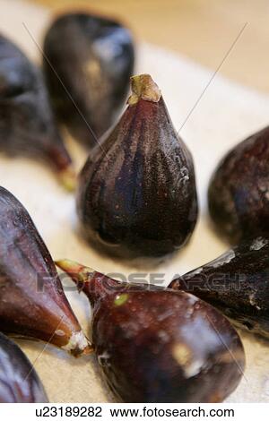Black Mission Figs View Large Photo Image Stock Image - Black Mission Figs. Fotosearch