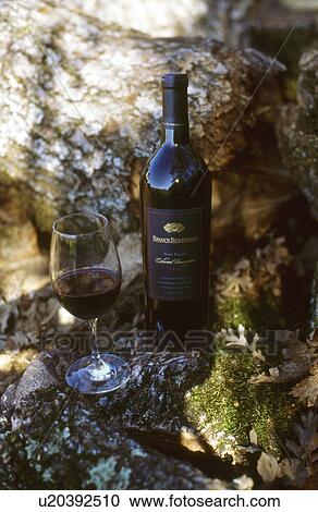 Bottle of red wine - Napa valley View Large Photo Image Stock Image - Bottle of red wine - Napa valley. Fotosearch