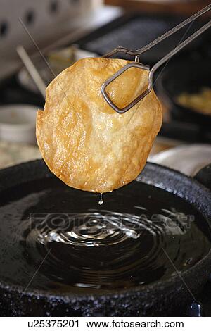 Buñuelos dripping in Pan View Large Photo Image Stock Image - Buñuelos dripping in Pan. Fotosearch