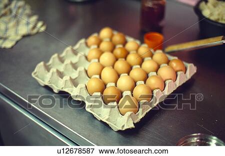 Catering tray of Eggs View Large Photo Image Stock Photo - Catering tray of Eggs. Fotosearch